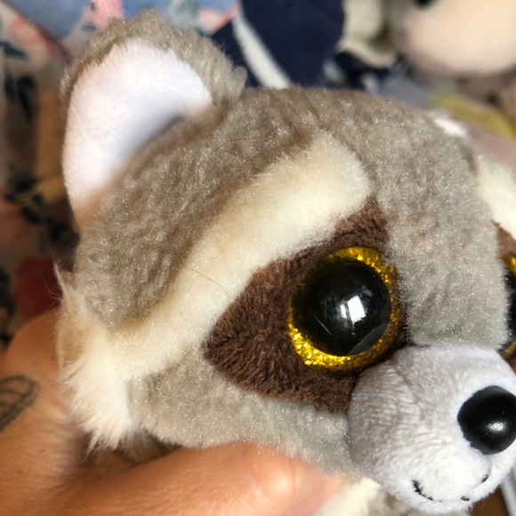TY Beanie Babies Bandit raccoon plushie stuffed animal toy Plush - Picture 10 of 11